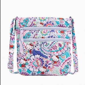 NWT Vera Bradley x hello kitty triple hipster crossbody